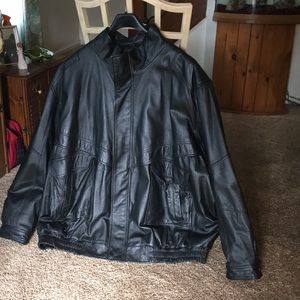 NWOT King Size leather jacket men’s 6x large